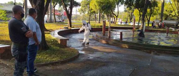 Ipatinga promove higienização e desinfecção de áreas públicas .JPG